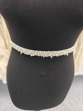 Ivory Beaded Lace Trim - T743