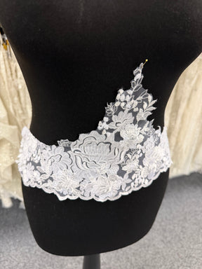 White Laser Lace Trim - T933