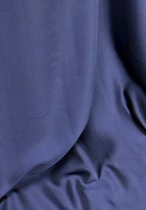 Navy Heavy Soft Satin - PB1009