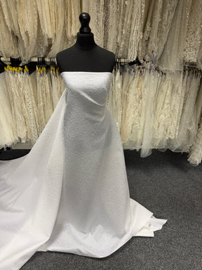White Cloqué Jacquard - P659