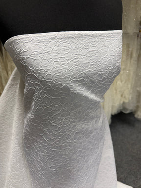 White Cloqué Jacquard - P659
