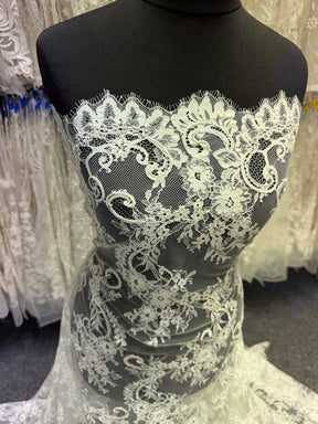 Antique Rose Corded Lace - LA7008