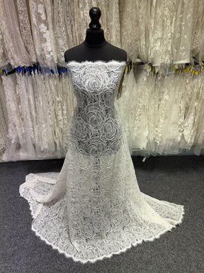 Ivory Corded Lace - Asani