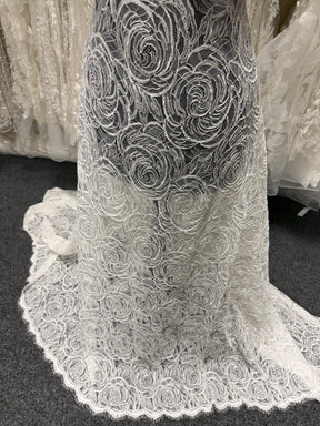 Ivory Corded Lace - Asani