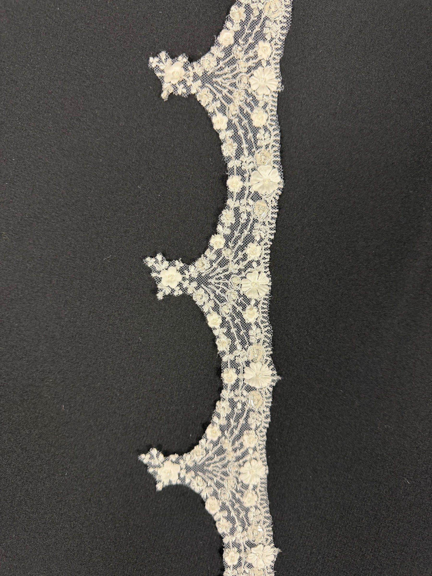 Ivory Beaded Edging - T579