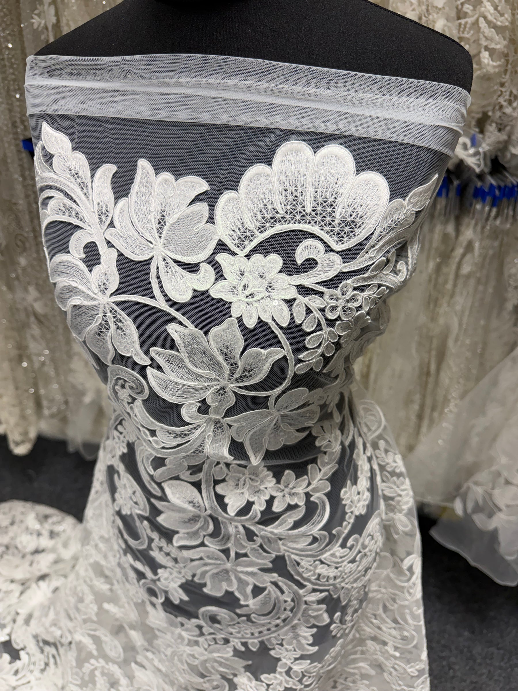 Ivory Corded Lace – Larkin