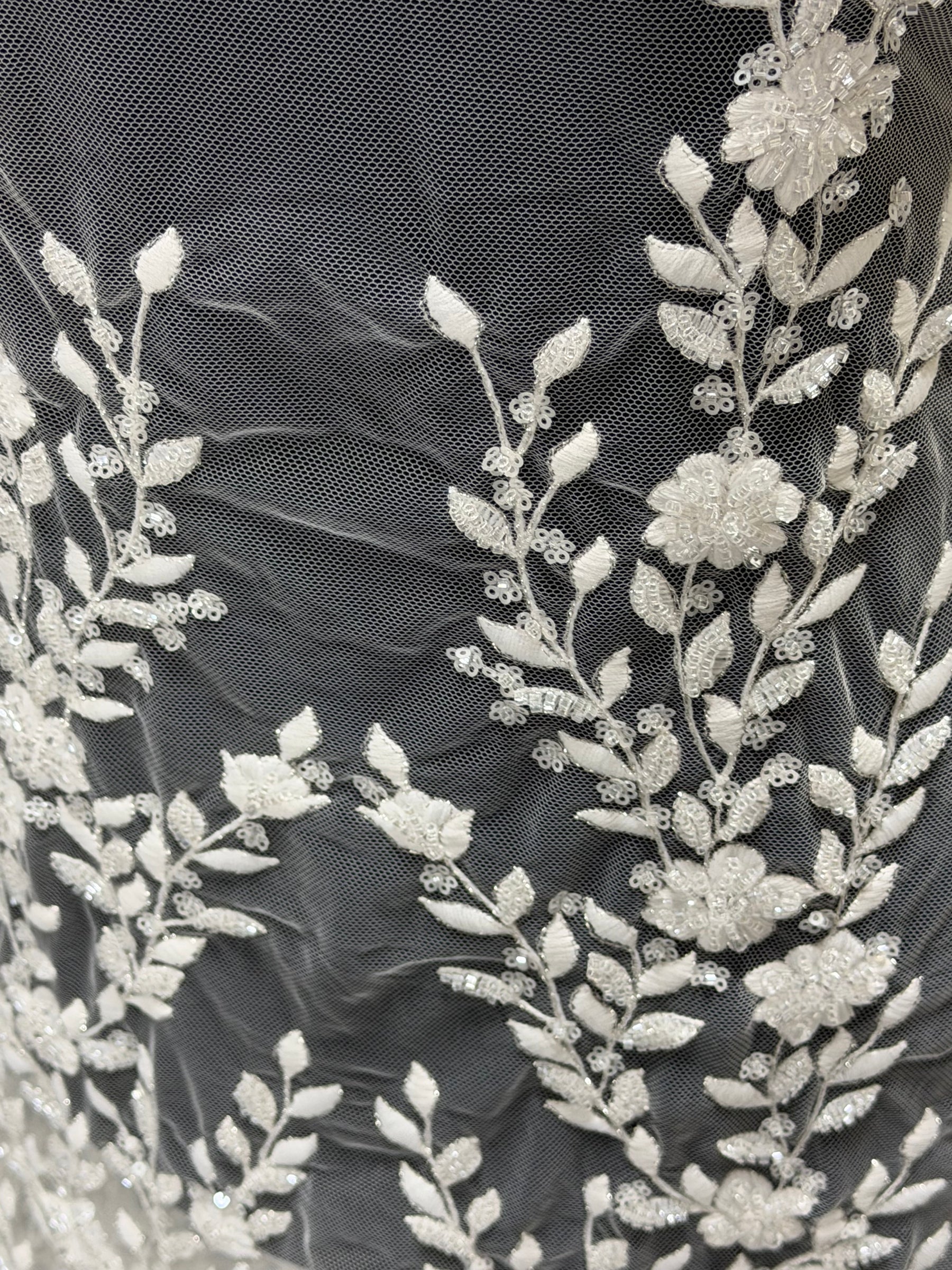 Ivory Beaded Lace - Grove