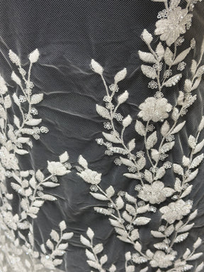 Ivory Beaded Lace - Grove
