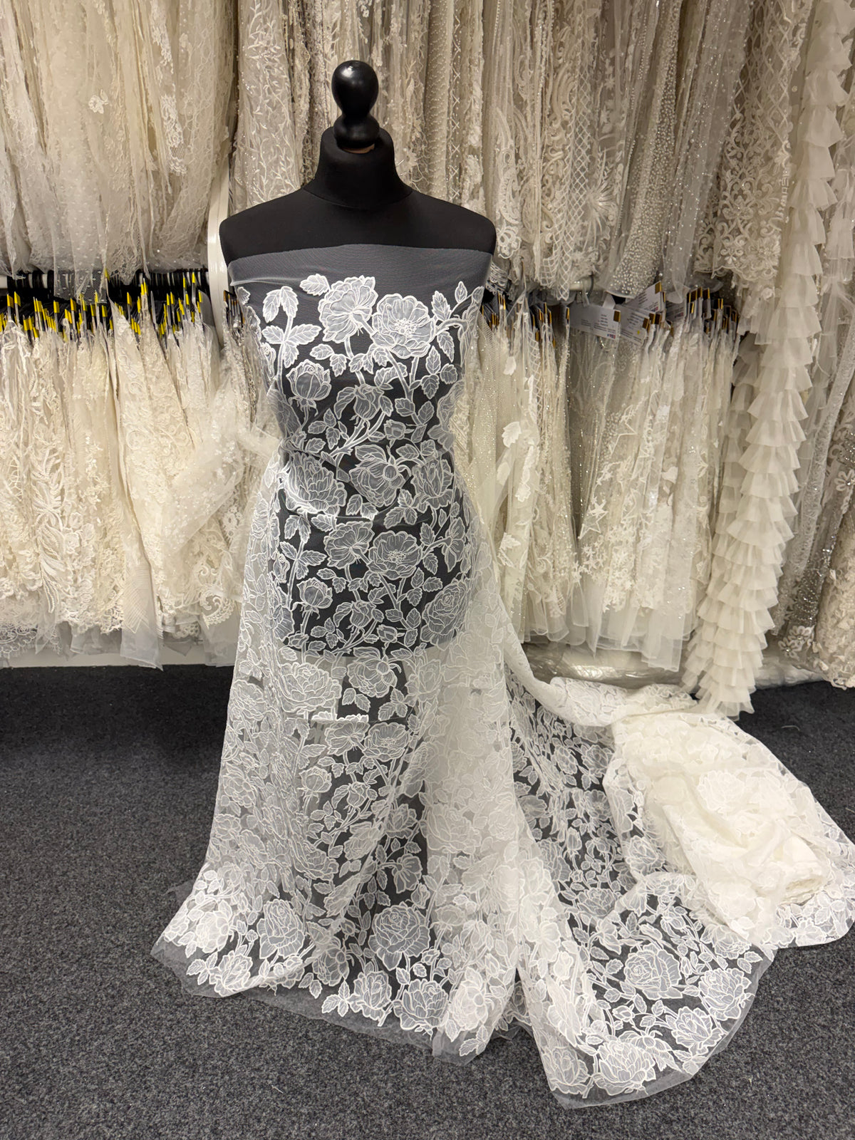 Ivory Embroidered Lace - Brave
