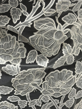 Ivory Embroidered Lace - Brave