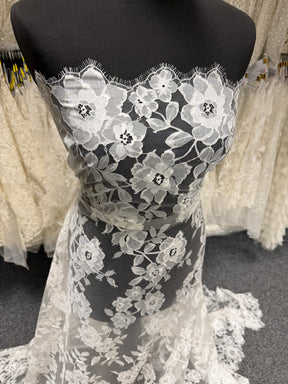 Ivory Raschel Lace - Kash