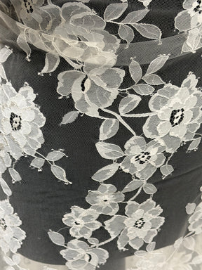 Ivory Raschel Lace - Kash