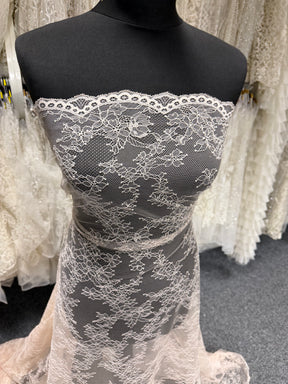Rose Pink Raschel Lace - Rome