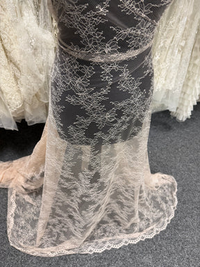 Rose Pink Raschel Lace - Rome