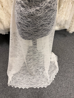 Ivory Raschel Lace - P412