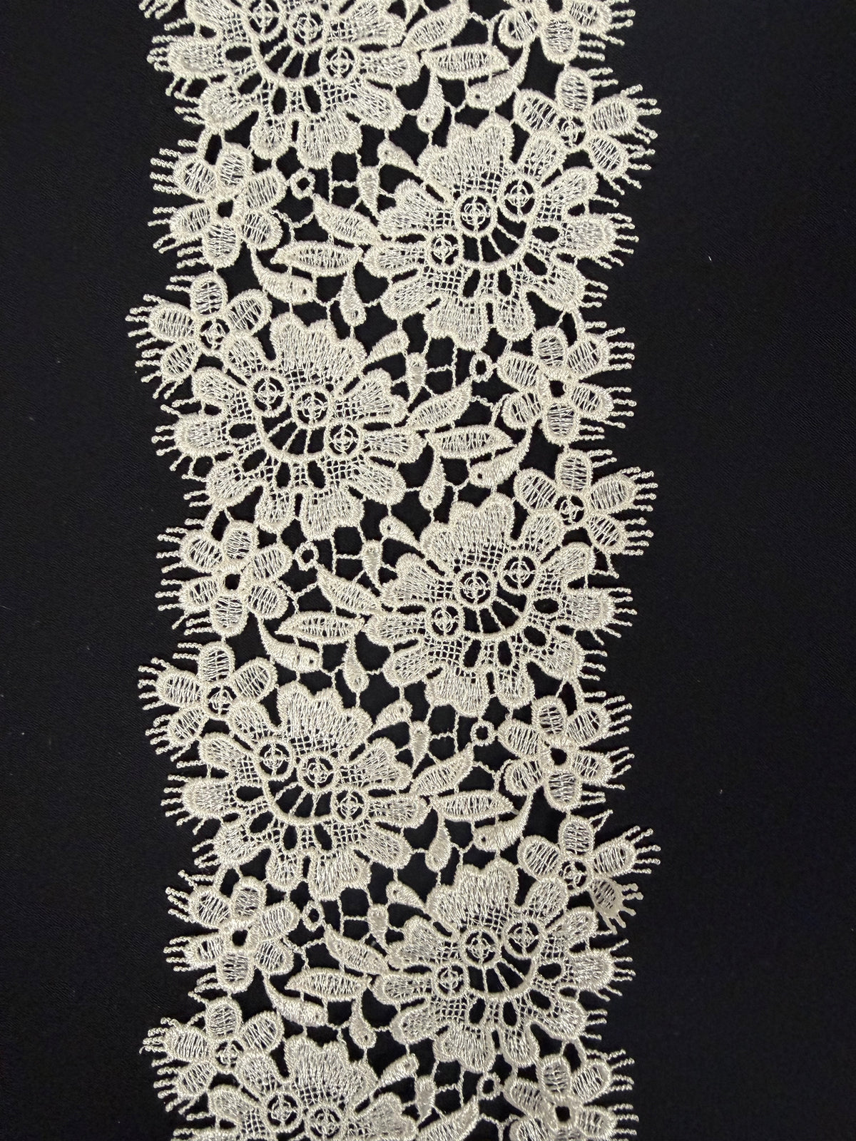 Ivory Guipure Edging - T205