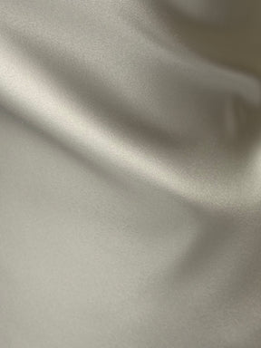 Ivory Polyester Satin - Pure