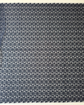 Navy Embroidered Lace - EB5010