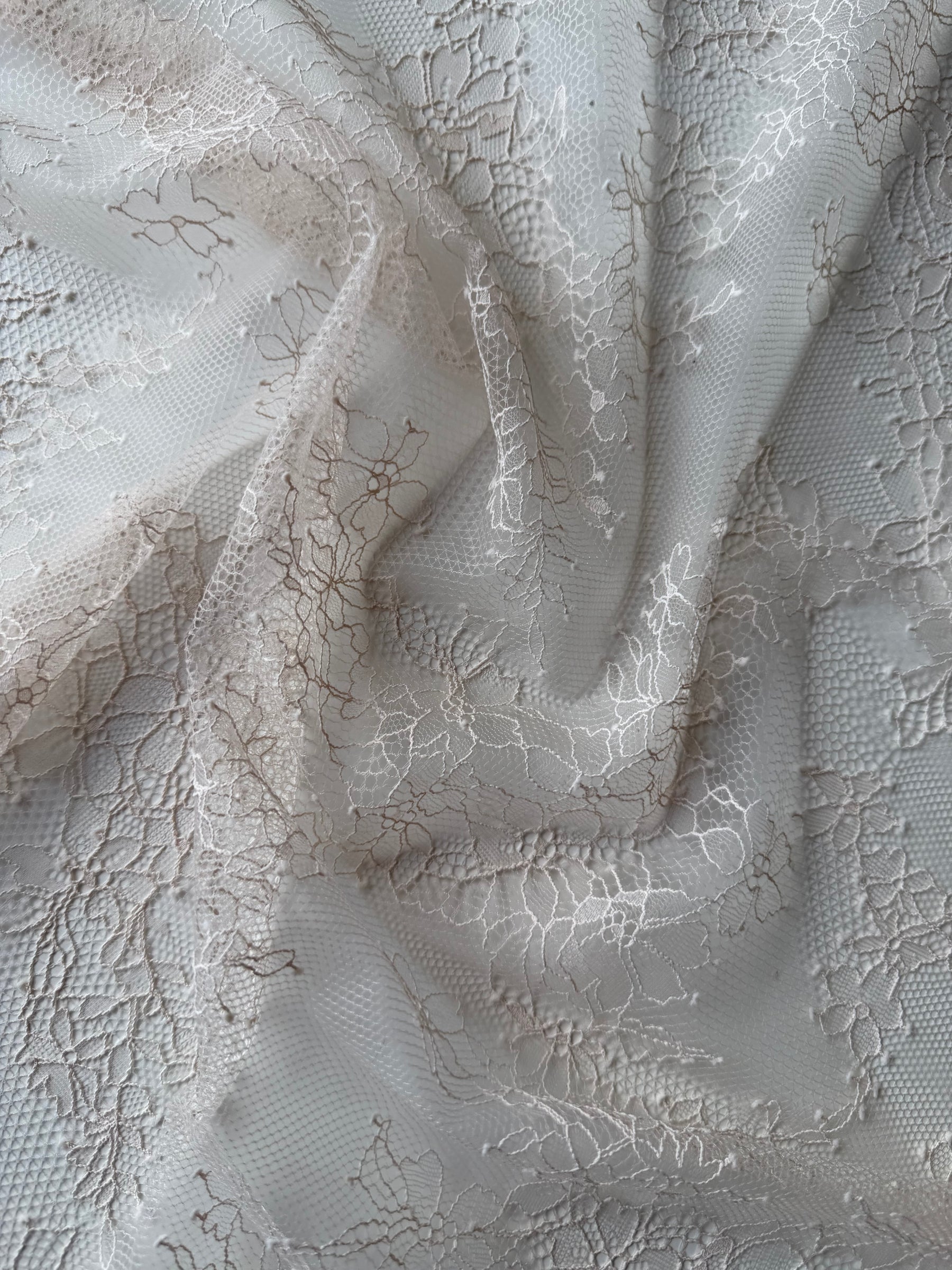 Rose Pink Raschel Lace - Rome