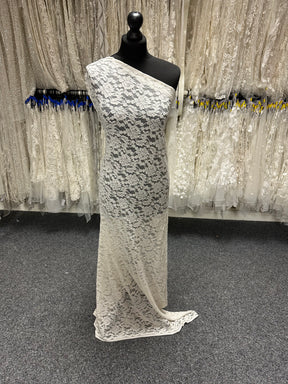 Ivory Stretch Raschel Lace - Ponder