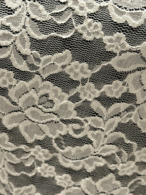 Ivory Stretch Raschel Lace - Ponder
