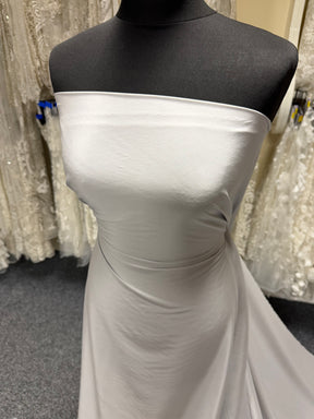 Silver Stretch Crepe de Chine - PS4003