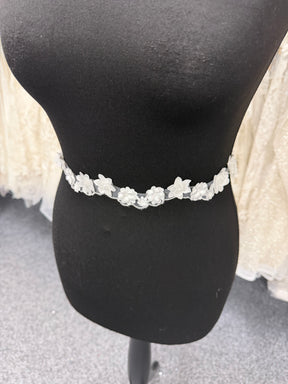 Ivory 3D Floral Lace Trim - T888