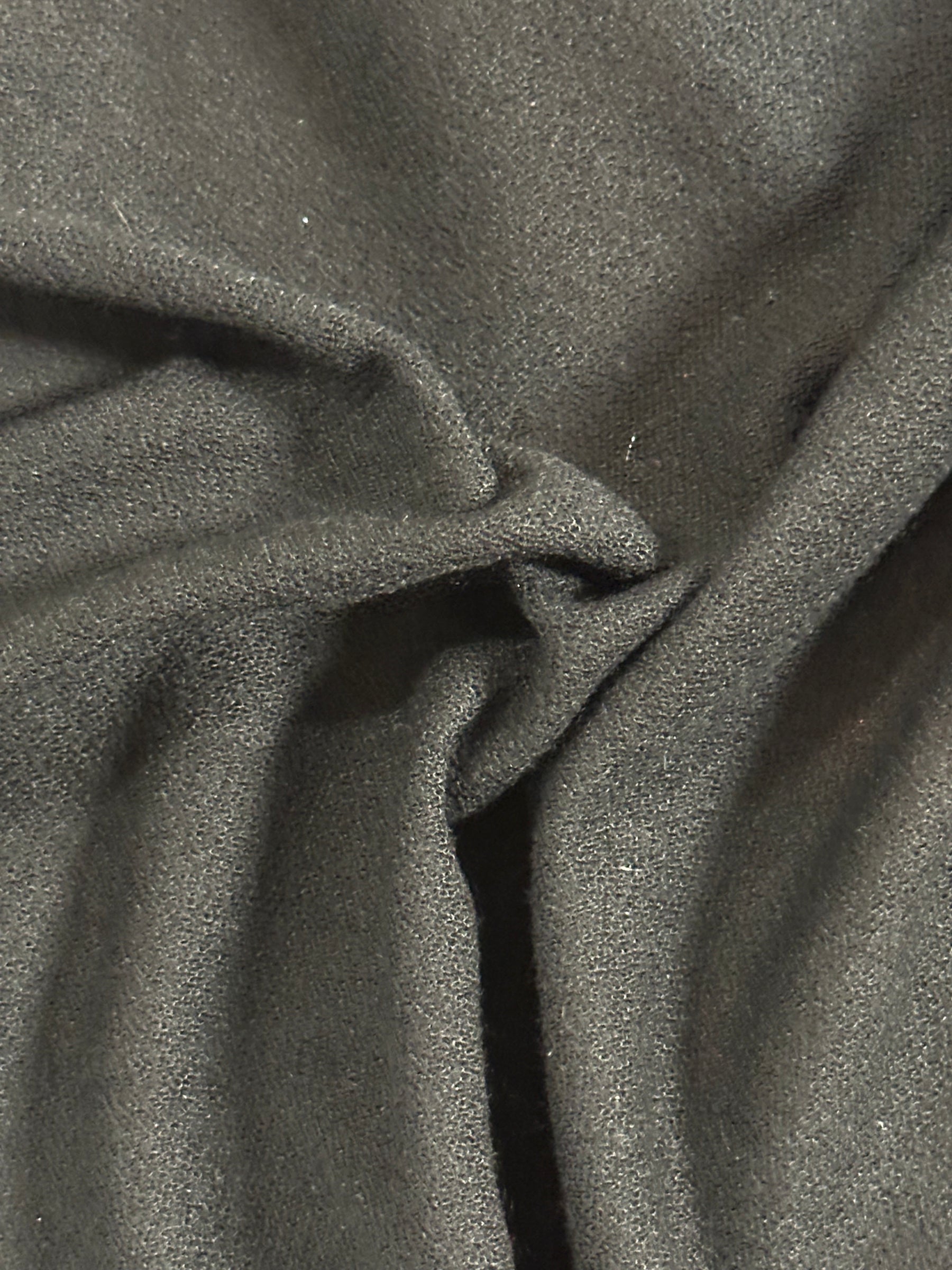 Black Knitted Crepe - Volcano