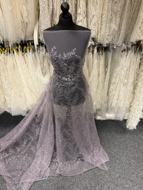 Purple Sequin Lace - EB3065