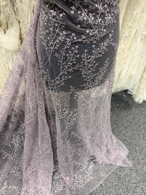 Purple Sequin Lace - EB3065