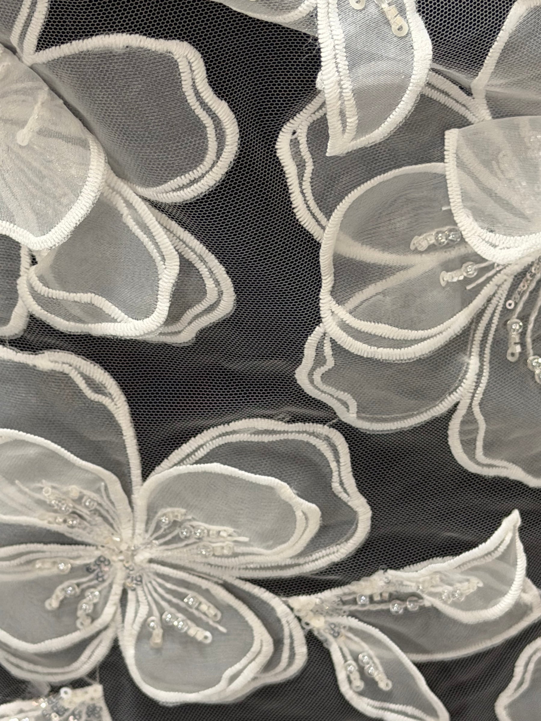 Ivory 3D Lace - Mickey