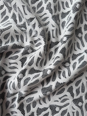 Ivory Stretch Raschel Lace - Tankara
