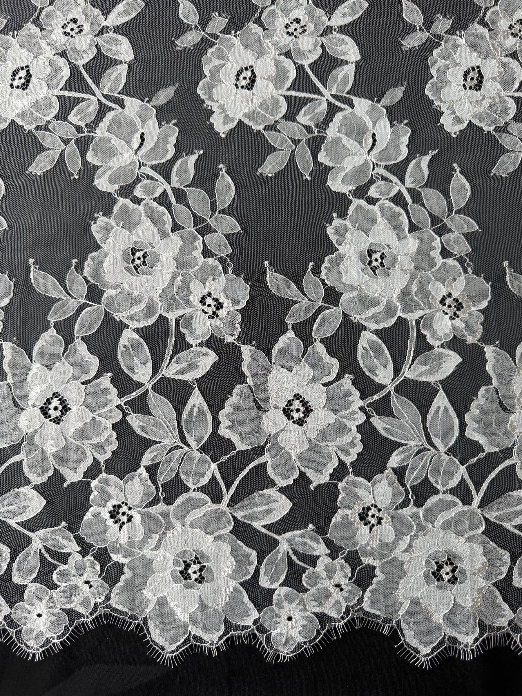 Ivory Raschel Lace - Kash