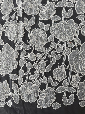 Ivory Embroidered Lace - Brave