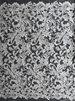 Ivory Corded Lace – Larkin