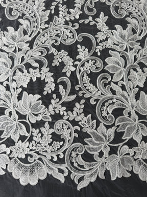 Ivory Corded Lace – Larkin