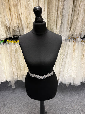 White/Silver Edging - T297