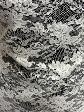 Dark Ivory Raschel Lace - P384