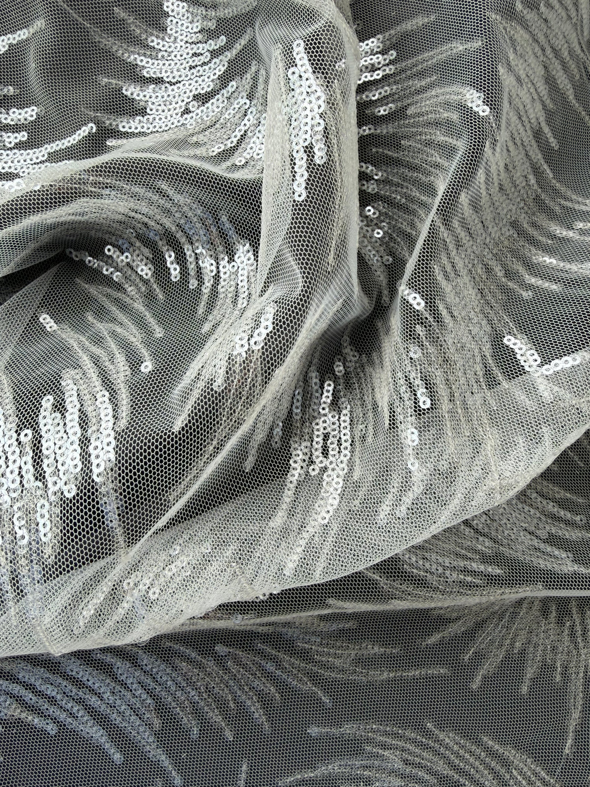 Ivory Sequin Lace - EB3031