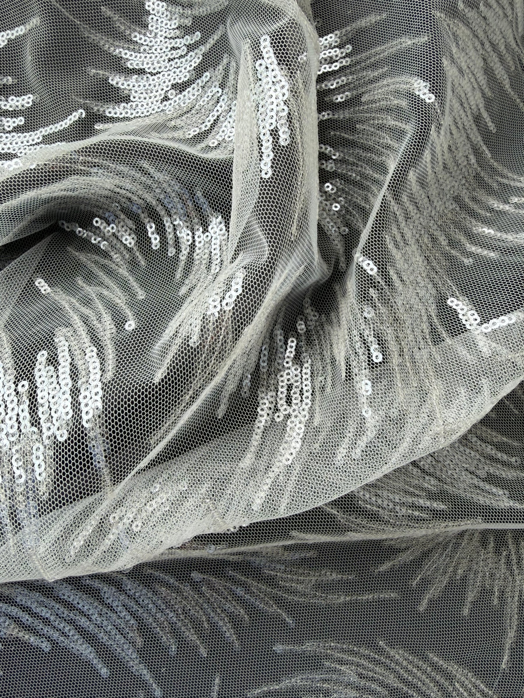 Ivory Sequin Lace - EB3031