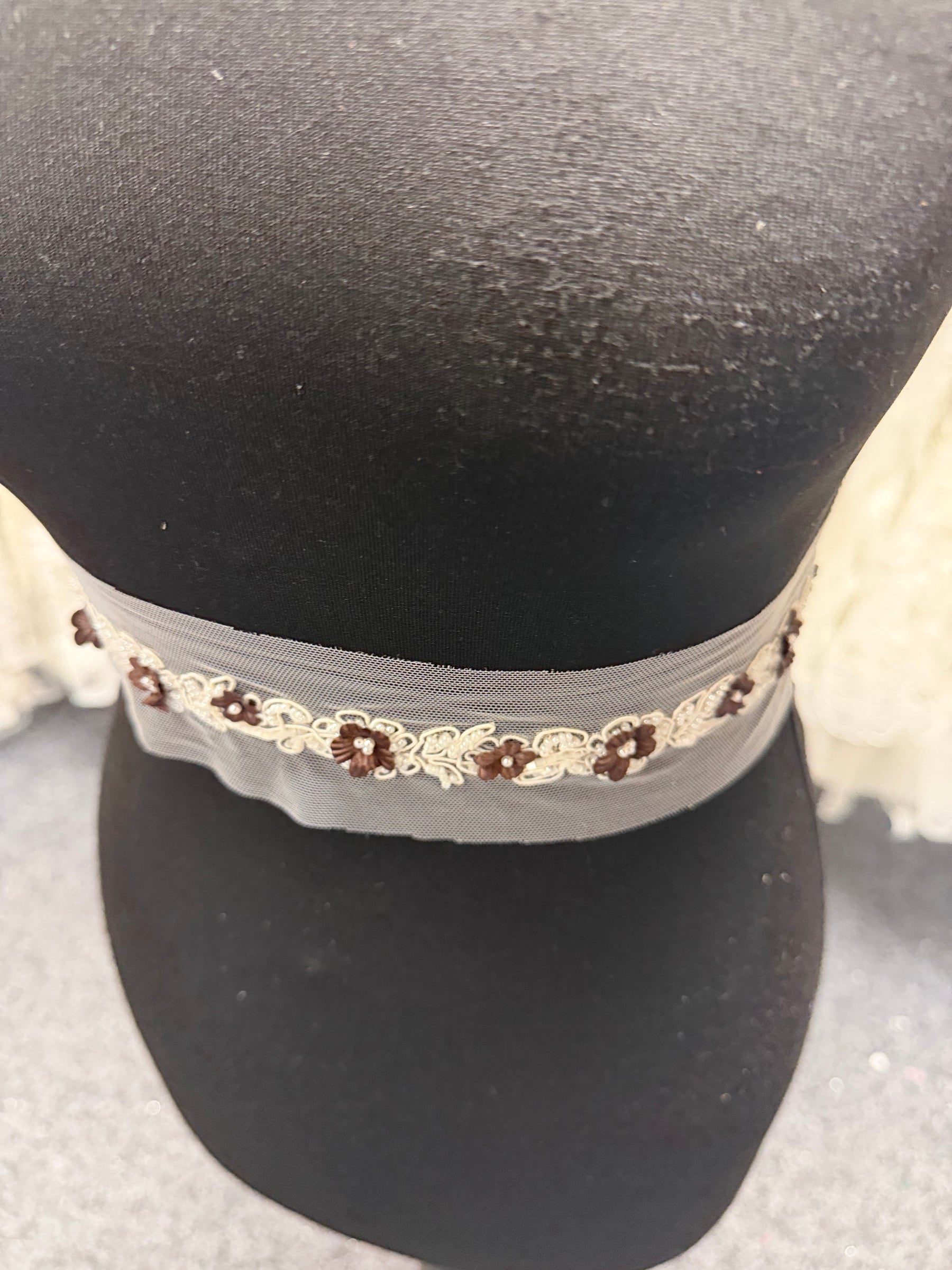 Chocolate Beaded Edging - T51