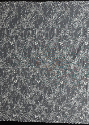 Ivory Sequin Embroidered Lace -  Atley