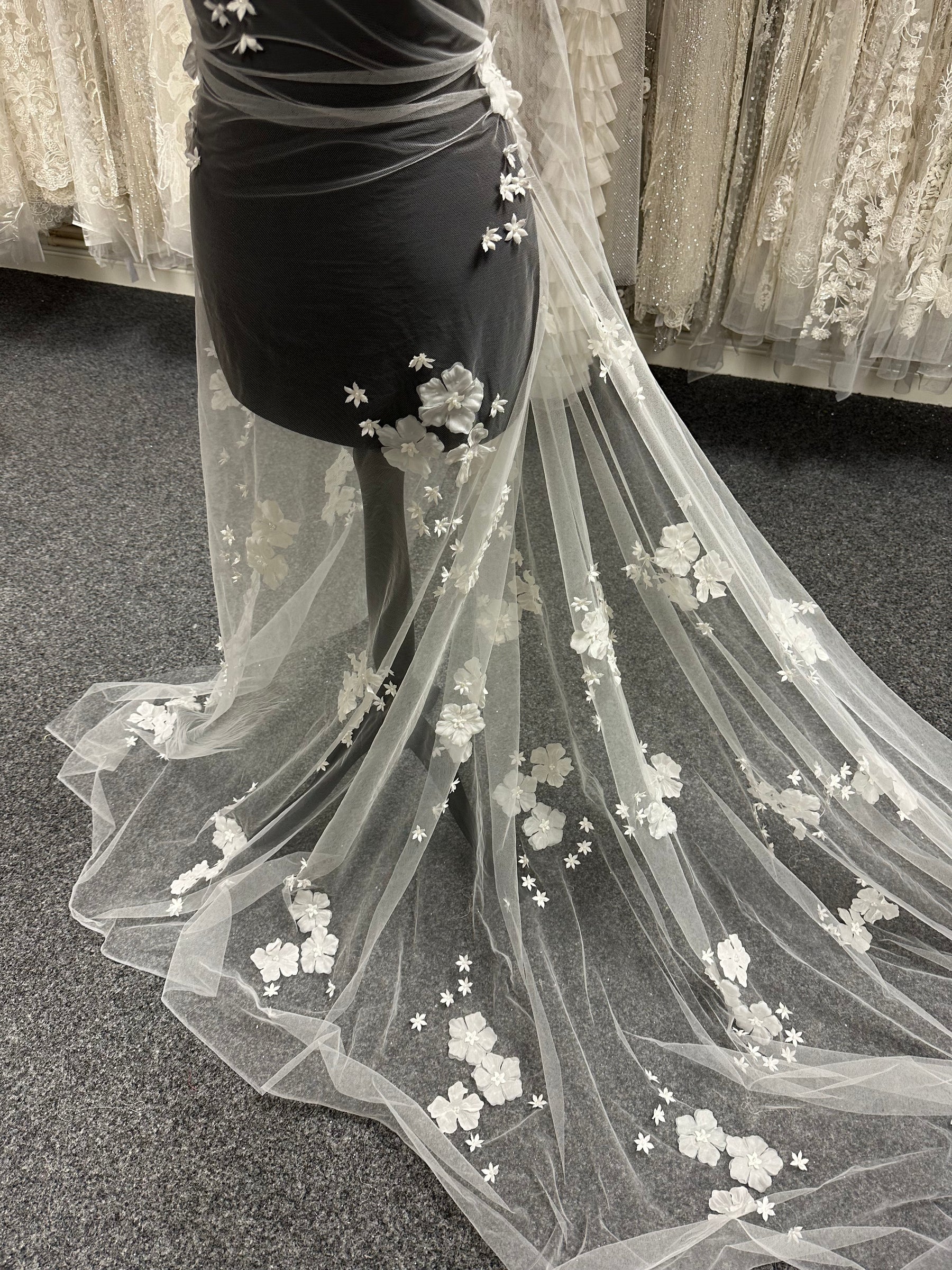 Ivory 3D Flower Lace - Yoga