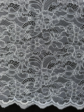 White Raschel Lace - P412