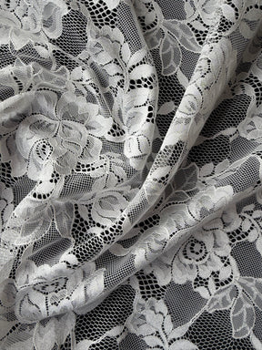 Ivory Raschel Lace - P212