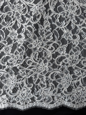 Ivory Corded Lace - P633