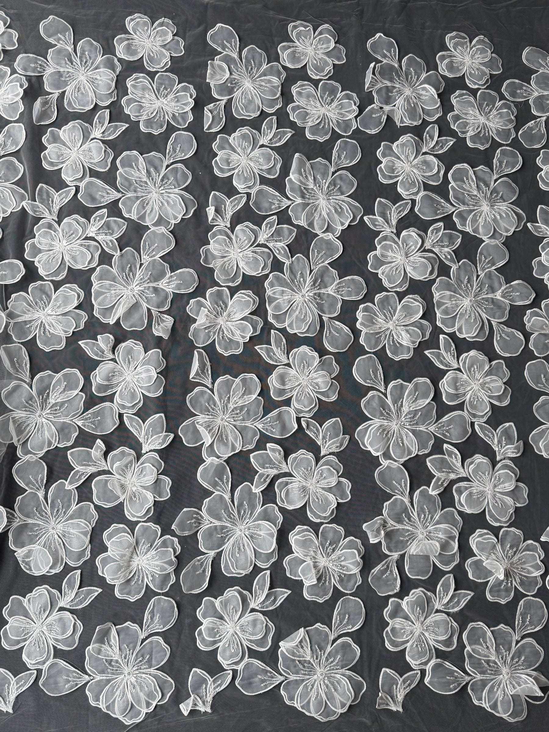 Ivory 3D Lace - Mickey