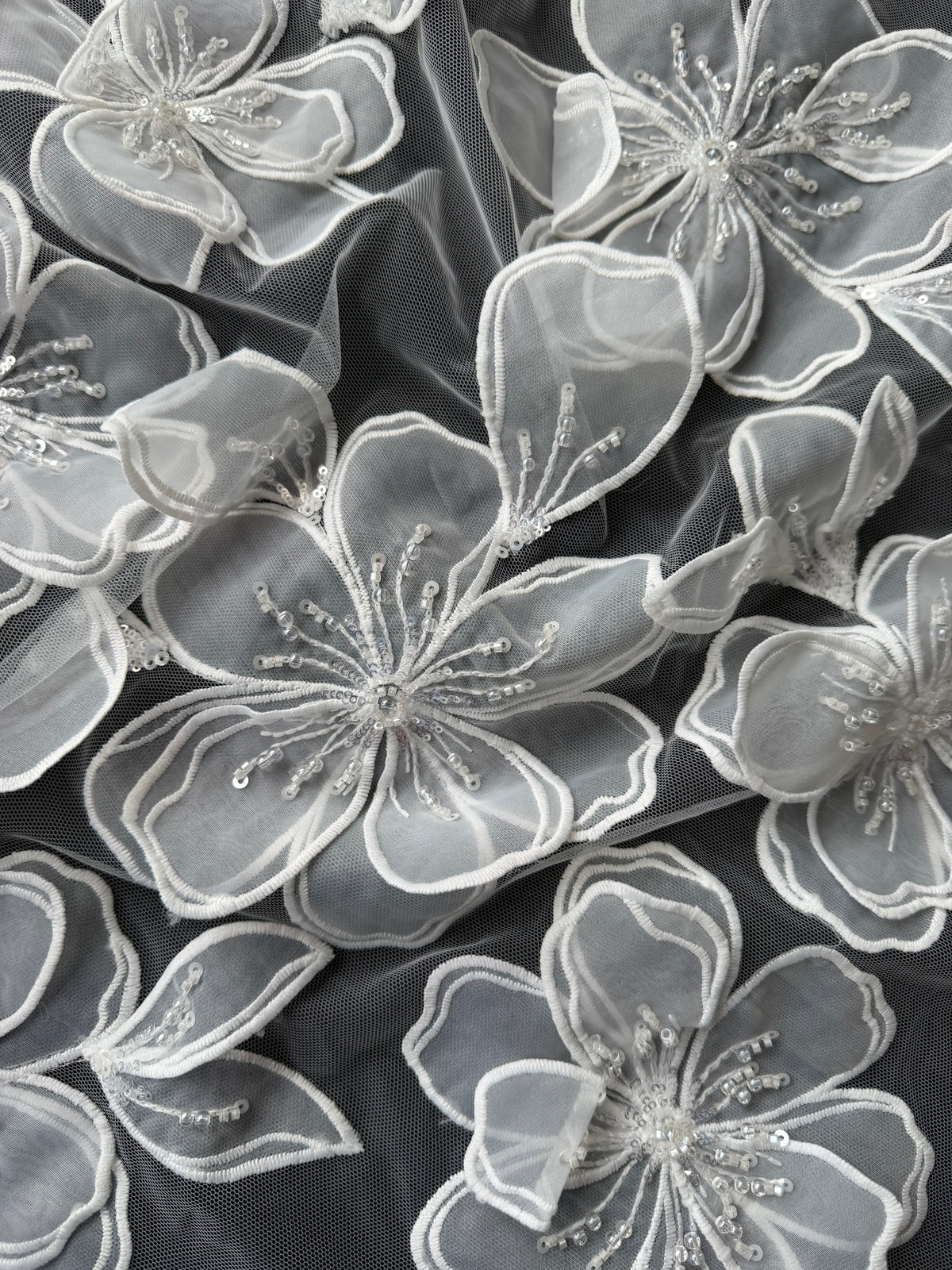 Ivory 3D Lace - Mickey