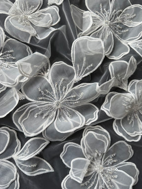 Ivory 3D Lace - Mickey