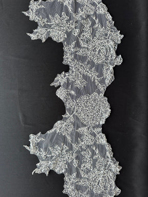 Ivory Beaded Lace Trim - Rikke